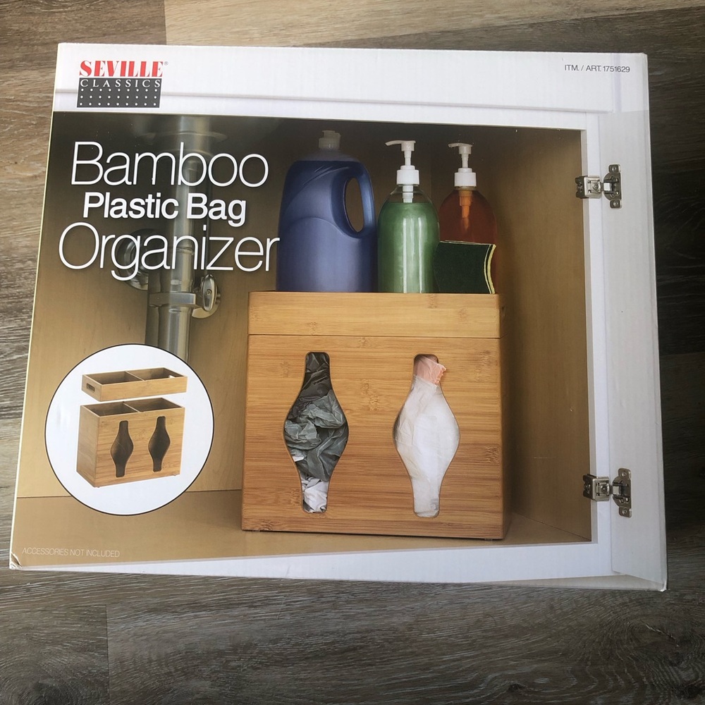 NWT Bamboo Organizer